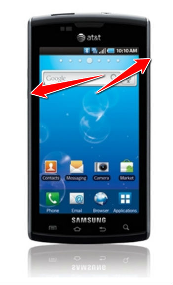 How to put Samsung i897 Captivate in Download Mode