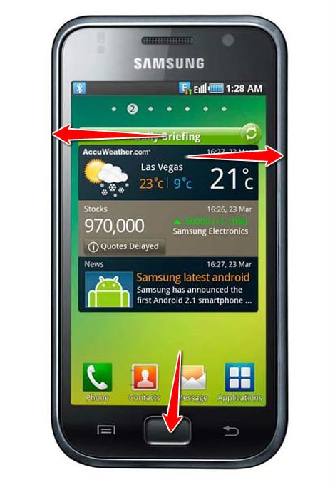 How to put your Samsung I9000 Galaxy S into Recovery Mode