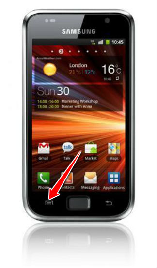 Hard Reset for Samsung I9001 Galaxy S Plus