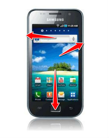 How to put your Samsung I9003 Galaxy SL into Recovery Mode