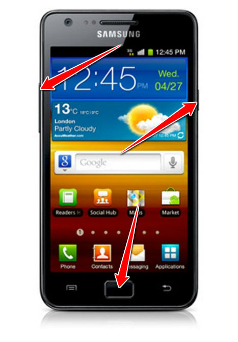 How to put your Samsung I9100G Galaxy S II into Recovery Mode
