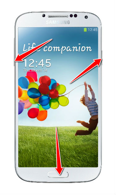 How to put Samsung I9505 Galaxy S4 in Download Mode