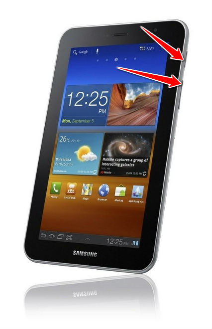 How to put your Samsung P6200 Galaxy Tab 7.0 Plus into Recovery Mode