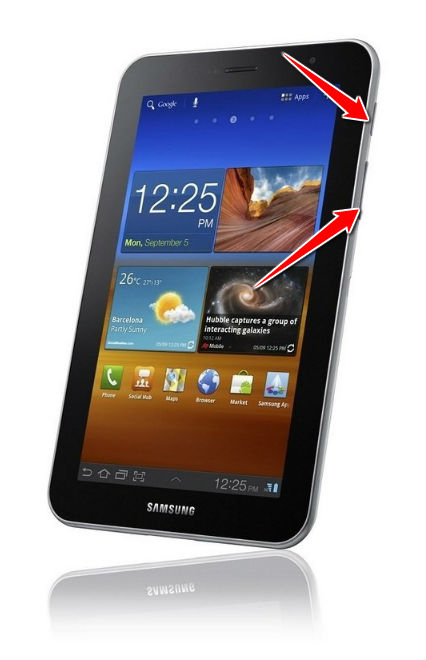 How to put Samsung P6200 Galaxy Tab 7.0 Plus in Download Mode