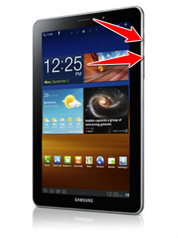 How to put your Samsung P6800 Galaxy Tab 7.7 into Recovery Mode