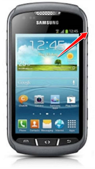 How to put Samsung S7710 Galaxy Xcover 2 in Download Mode