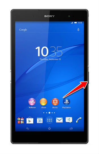 How to put Sony Xperia Z3 Tablet Compact in Fastboot Mode