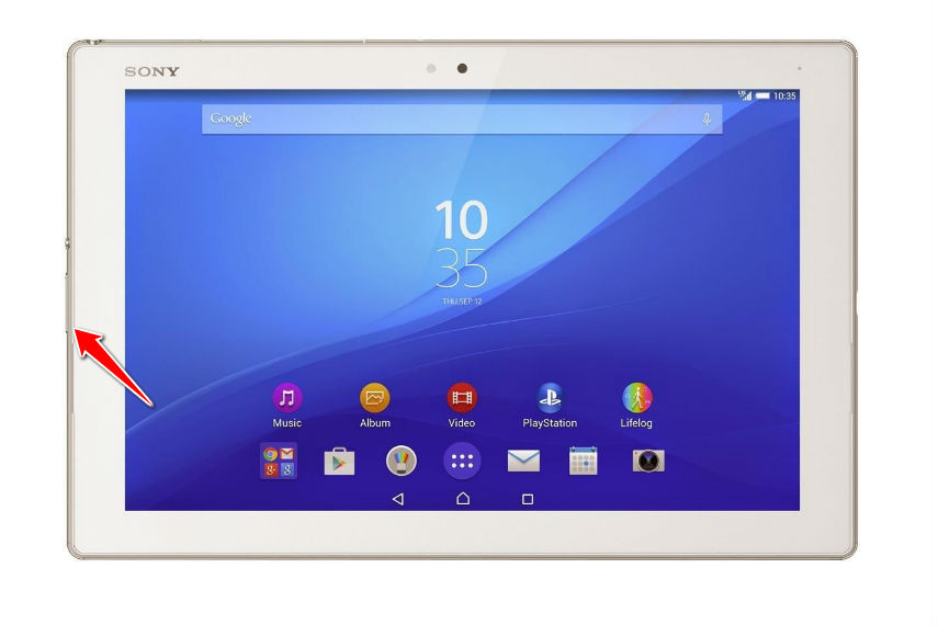 How to put Sony Xperia Z4 Tablet LTE in Fastboot Mode