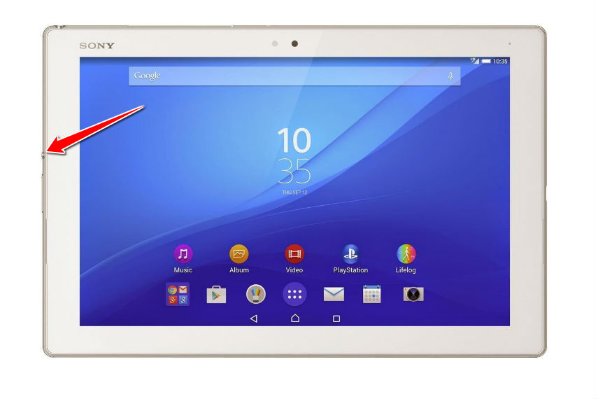 Hard Reset for Sony Xperia Z4 Tablet LTE