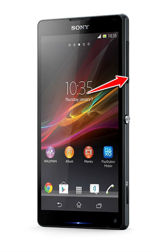 How to put Sony Xperia ZL in Fastboot Mode
