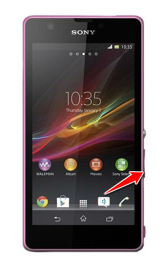 How to put Sony Xperia ZR in Fastboot Mode