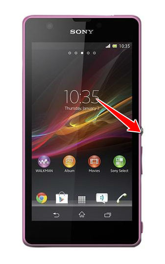 Hard Reset for Sony Xperia ZR