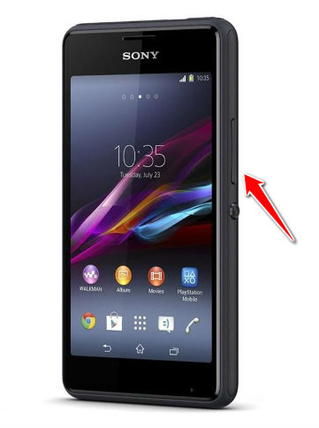 How to put Sony Xperia E1 in Fastboot Mode