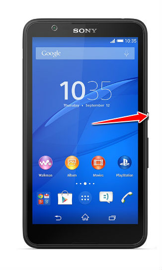 How to enter the safe mode in Sony Xperia E4 Dual