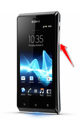 How to put Sony Xperia J in Fastboot Mode