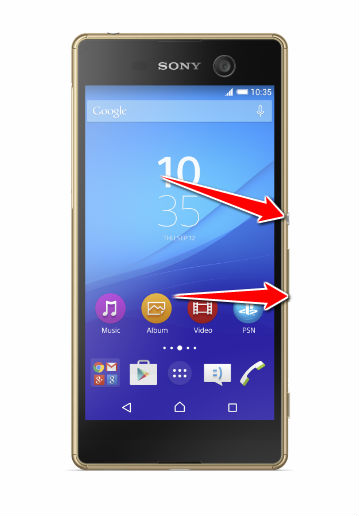 Hard Reset for Sony Xperia M5