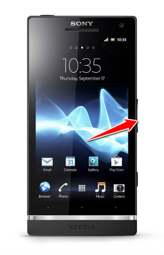 How to put Sony Xperia S in Fastboot Mode