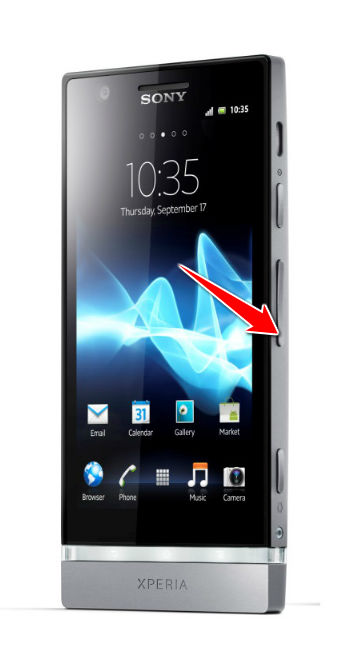 How to put Sony Xperia SL in Fastboot Mode