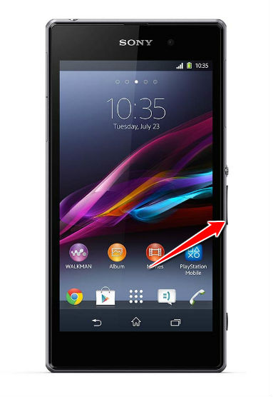 How to put Sony Xperia Z1s in Fastboot Mode
