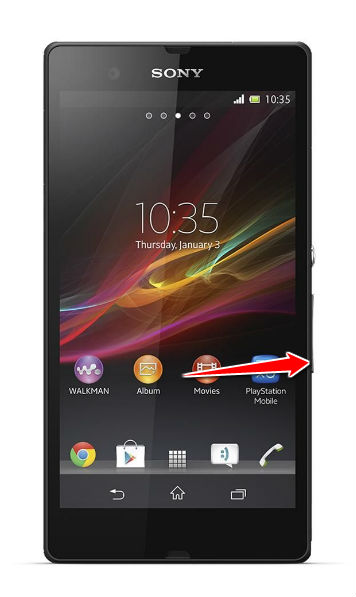 How to put Sony Xperia Z in Fastboot Mode