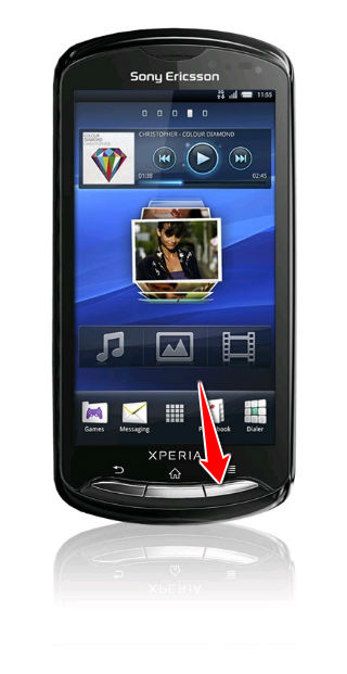 How to put your Sony Ericsson Xperia pro into Recovery Mode