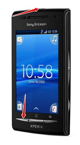 How to put Sony Ericsson Xperia X8 in Fastboot Mode