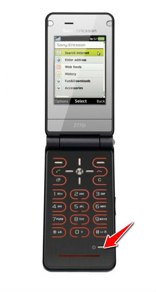 Hard Reset for Sony Ericsson Z770