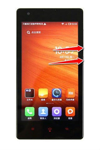 How to put Xiaomi Redmi 1S in Fastboot Mode