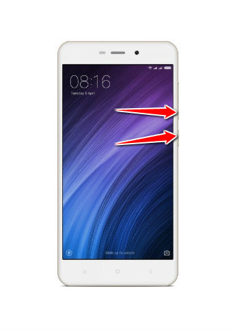 How to put Xiaomi Redmi 4a in Fastboot Mode