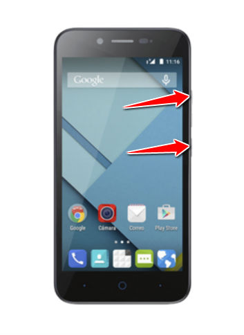 How to enter the safe mode in ZTE Blade A460
