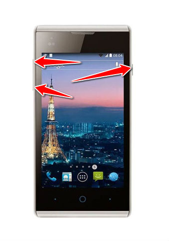 How to change the language of menu in ZTE Blade D2 T620