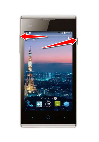 How to change the language of menu in ZTE Blade D2 T620