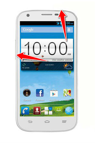 How to enter the safe mode in ZTE Blade Q Maxi