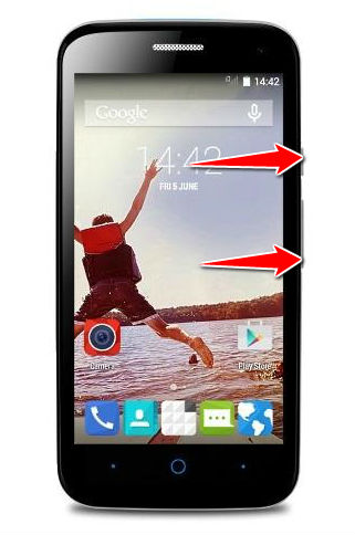How to enter the safe mode in ZTE Blade Qlux 4G