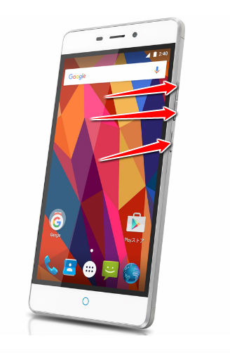 How to put ZTE Blade V580 in Download Mode