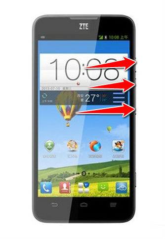 How to put ZTE Geek V975 in Download Mode