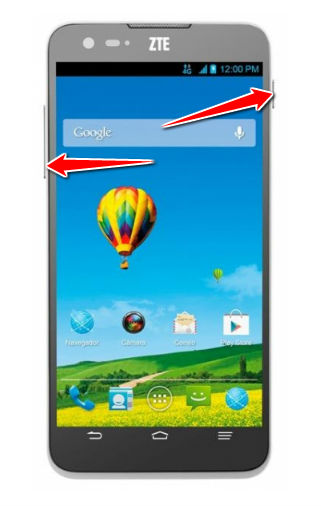 How to enter the safe mode in ZTE Grand S Flex