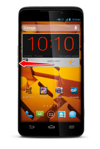 How to enter the safe mode in ZTE Iconic Phablet