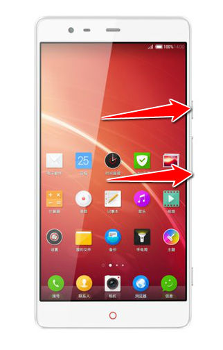 How to enter the safe mode in ZTE Nubia X6