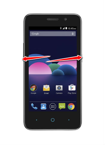 How to enter the safe mode in ZTE Obsidian