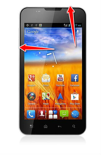 How to enter the safe mode in ZTE V887